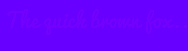 Image with Font Color 7202FD and Background Color 6700FF